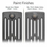 CI-RG-6-PAINT-10-11 - Royal Georgian 6 Column Cast Iron Radiator H660mm x W2366mm CI-RG-6-PAINT-10-11 - Royal Georgian 6 Column Cast Iron Radiator H660mm x W2366mm